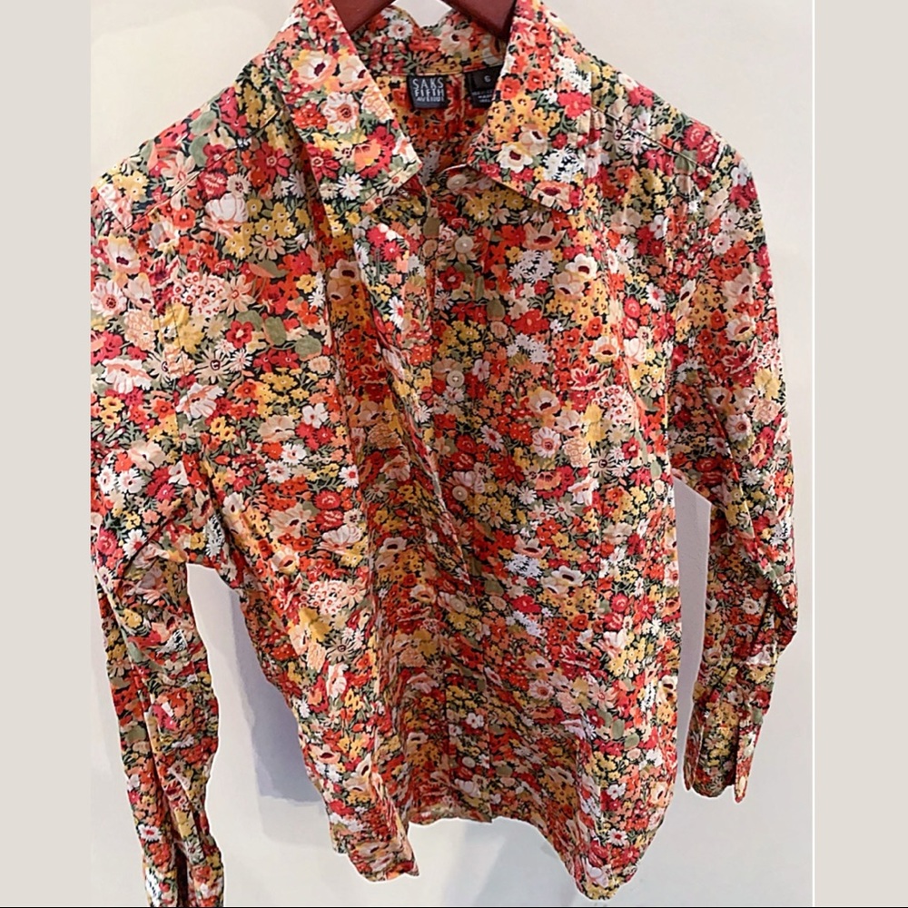 Floral Button Down Shirt